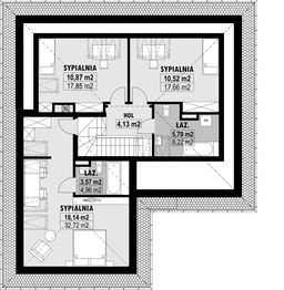 Poddasze projektu - E-165