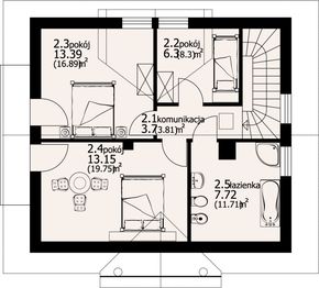 Poddasze projektu - Cisna x