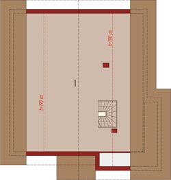 Poddasze projektu - Ruri G1