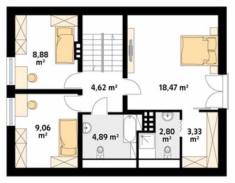 Poddasze projektu - Agatka 2