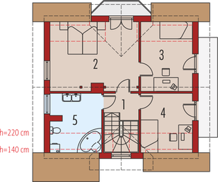 Poddasze projektu - Konwalia