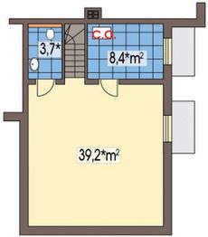 Piwnica projektu - Arabella 2BP 2-garaże
