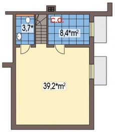 Piwnica projektu - Arabella BP 2-garaże