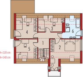 Poddasze projektu - Liv 6 G1