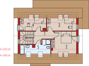 Poddasze projektu - Liv 1