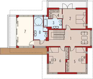 Piętro 1 projektu - Lorenzo G2