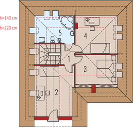 Poddasze projektu - Agnes G1