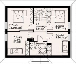 Poddasze projektu - Brzeg średni dw-01