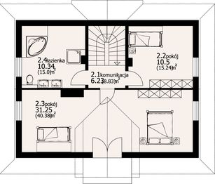 Poddasze projektu - Jaworzynka dws 4