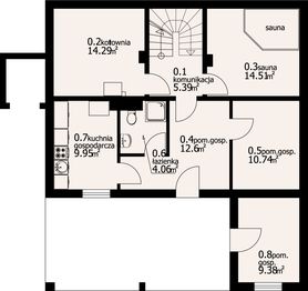 Piwnica projektu - Jaworzynka dws 4