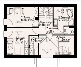 Poddasze projektu - Działoszyce 9