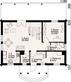 Parter projektu - Jurgów średni 5 dw