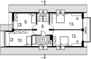 Poddasze projektu - Chart
