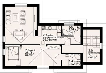 Poddasze projektu - Mostowo