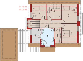 Poddasze projektu - Jadwiga G1