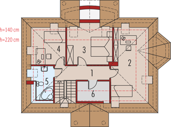 Poddasze projektu - Gloria