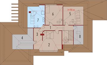 Poddasze projektu - Gustaw G2