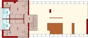 Piętro 1 projektu - Garden G2
