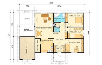 Parter projektu - 130 DL drewniany