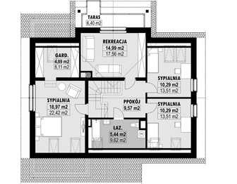 Poddasze projektu - E-167