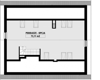 Poddasze projektu - E-173