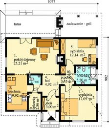 Parter projektu - 86 drewniany