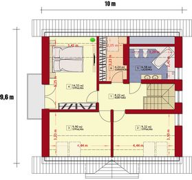 Poddasze projektu - Dom w Pensylwanii 1