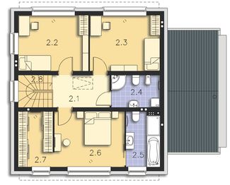 Piętro 1 projektu - Skagen DCP401