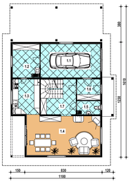 Parter projektu - A-135 Dom z bali