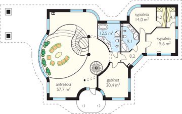 Piętro 1 projektu - Arcadio