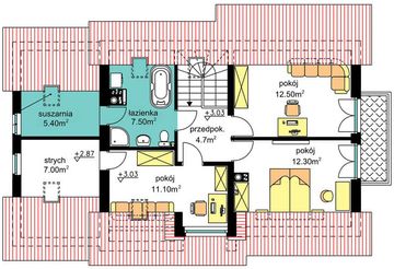 Poddasze projektu - BW-03 wariant