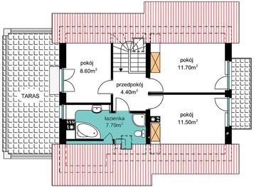 Poddasze projektu - BW-36 wariant