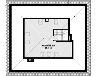 Poddasze projektu - E-175