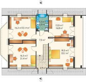 Poddasze projektu - Saba (1500)