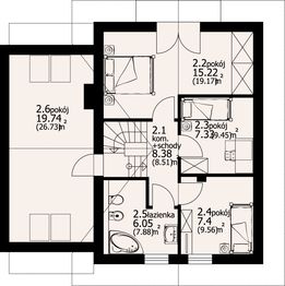 Poddasze projektu - Gronowo y