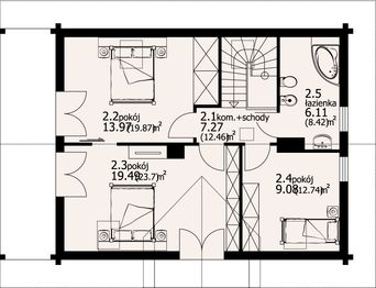 Poddasze projektu - Świdnica 15 dw