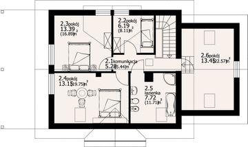 Poddasze projektu - Cisna 15g