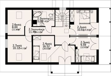 Poddasze projektu - Milicz 51 dws
