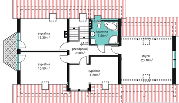 Piwnica projektu - W-27.12c z garażem i lok. użytk.