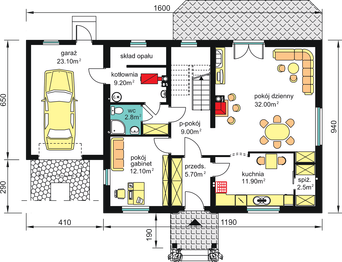 Parter projektu - W-30.12 garaż 1 stanowiskowy