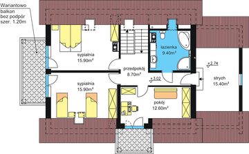 Poddasze projektu - W-51.12a