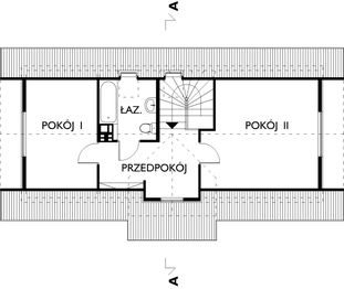 Poddasze projektu - Kąkol - szkielet drewniany lekki