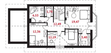 Poddasze projektu - Elba