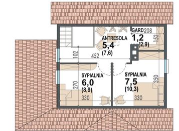 Poddasze projektu - Skrzat (letniskowy)