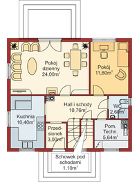 Parter projektu - Domek Ciepły (012 SK V1)