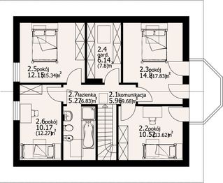 Poddasze projektu - Sadowo 9g