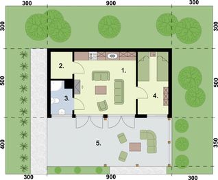 Parter projektu - KL14 Kuchnia letnia / Budynek gospodarczy