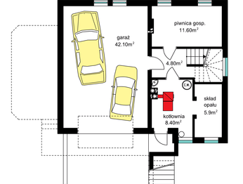 Piwnica projektu - BW-19 wariant podp.