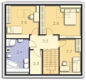 Poddasze projektu - Moss DCP324