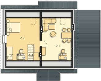 Poddasze projektu - Tuluza VI LMB31e